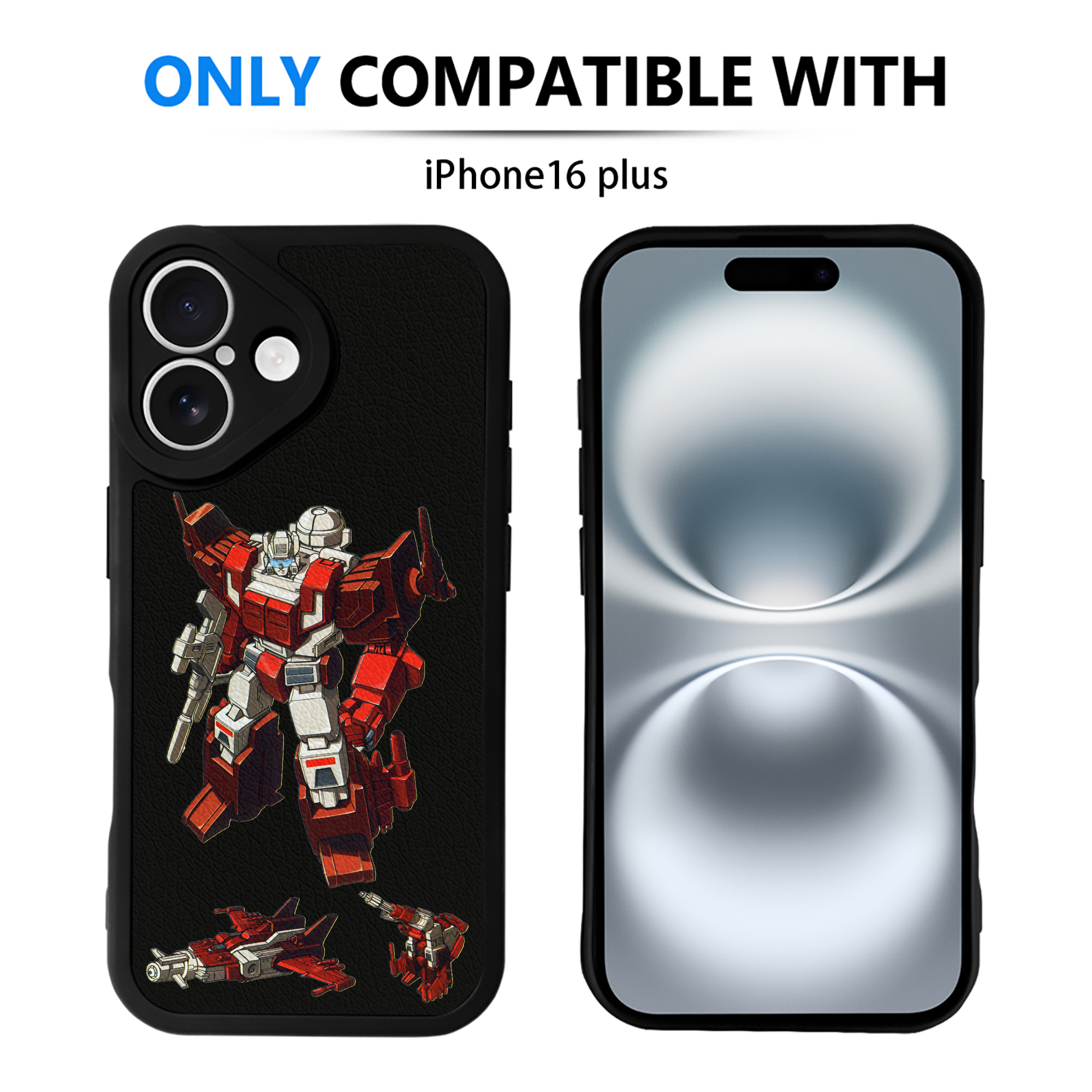 （画像用）  【iPhone 16シリーズ対応】シリコンスマホケース（レザー調） 材質：シリコン